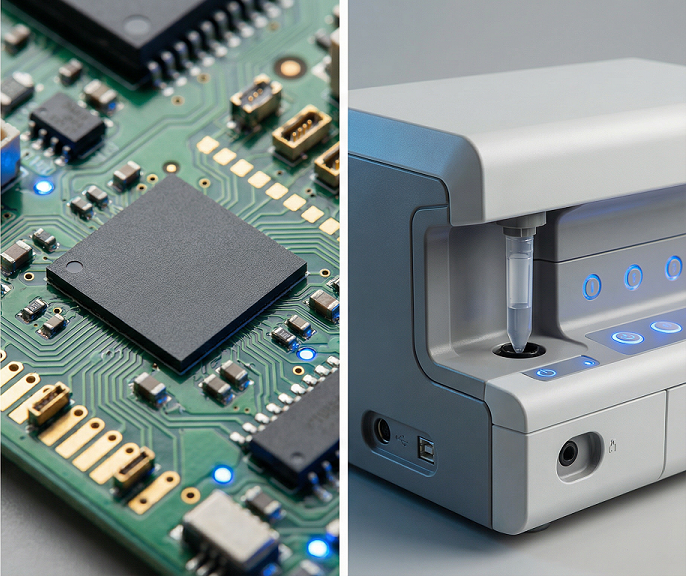 AI chip, and wearable diagnostic hardware composite