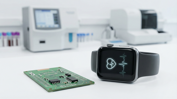 AI-powered wearable and diagnostic device applications